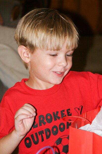 Birthday 2004-09 Celebrating Caleb's and Sandra's birthdays