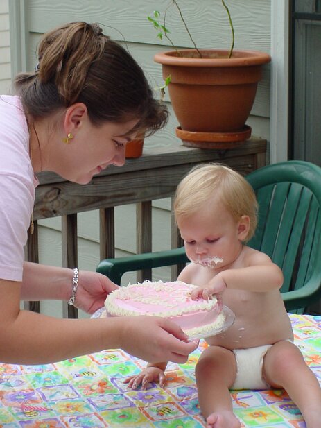 Cara's 1st Birthday, 2002