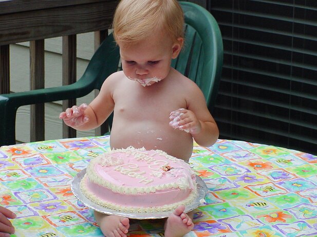 Cara's 1st Birthday, 2002