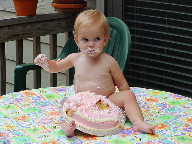 Cara's 1st Birthday, 2002