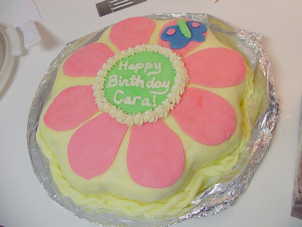 Cara's 1st Birthday, 2002