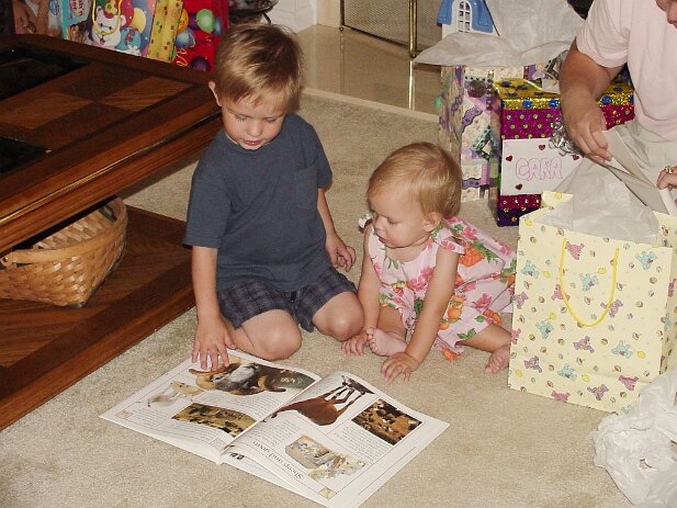 Cara's 1st Birthday, 2002