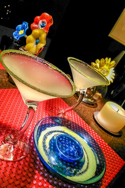 Food 2015 Lemon drop martini with green apple sugar rim