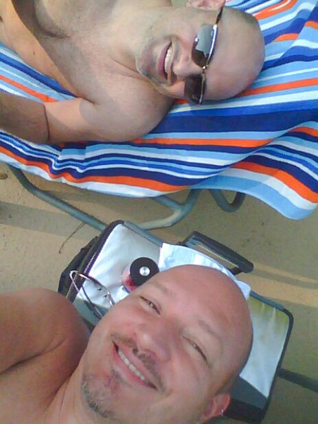 20130928-david and kevin-001 Just us at the pool