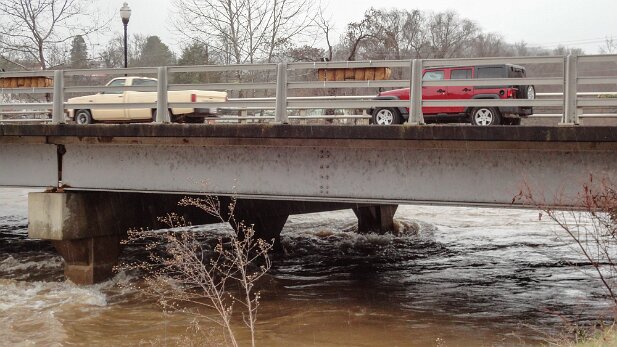Cherokee-Asheville 2013-01 Is this going to wash away the bridge..and our jeep?