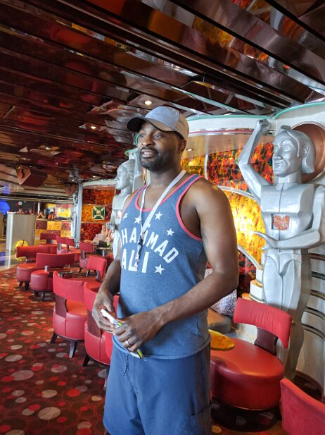 Cruise Elation 2016-05 So thrilled for muster station briefing