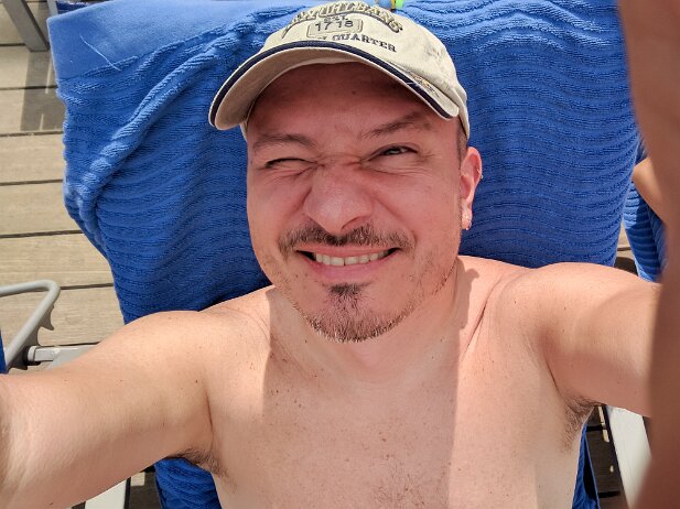 Cruise Elation 2016-05 The sun was a bit bright...